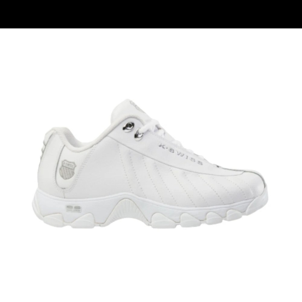 K-Swiss ST329 CMF Men's Sneakers 03426-157-M – White/Silver - Picture 5 of 7